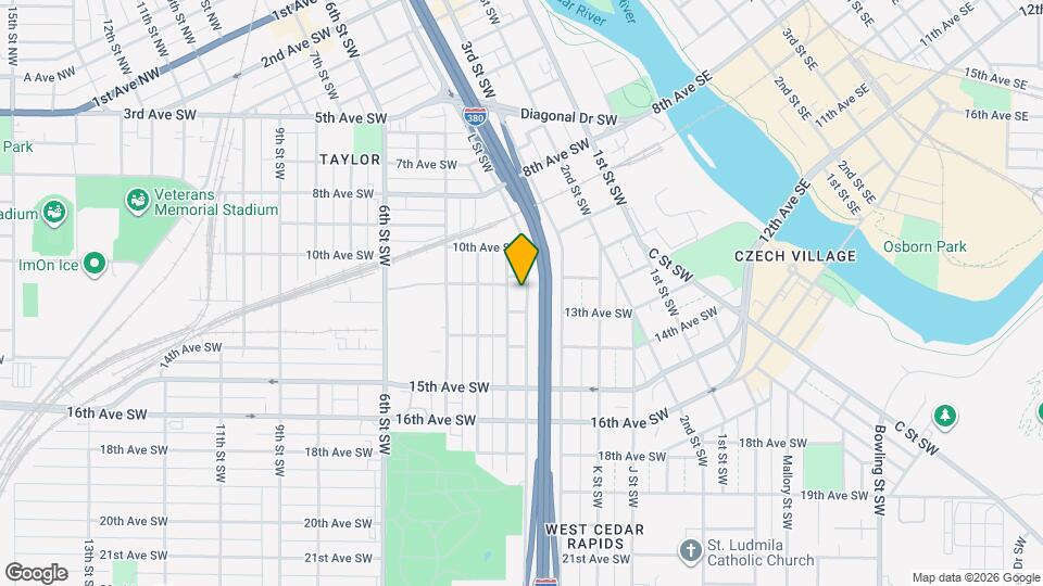 1208 L St SW Map and Location Details