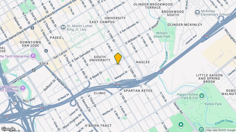 617 S 9th St Map and Location Details