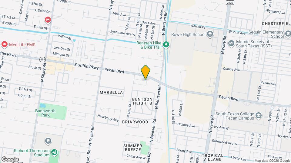4701 Mulberry Ave Map and Location Details