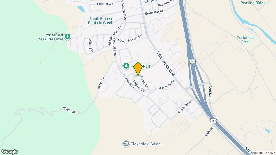 105 Furber Ln Map and Location Details