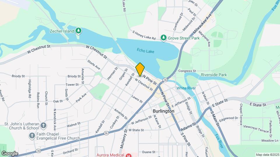 208 W Chestnut St Map and Location Details