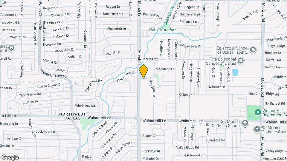 10220 Marsh Ln Map and Location Details