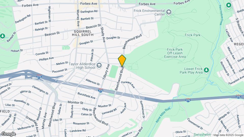 2516 Beechwood Blvd Map and Location Details
