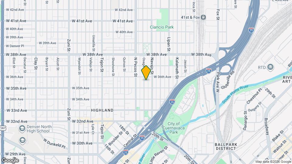 3532 Osage St Mapa y Detalles de la Ubicación