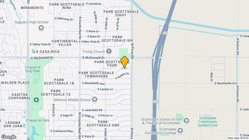 8731 E Starlight Way Map and Location Details