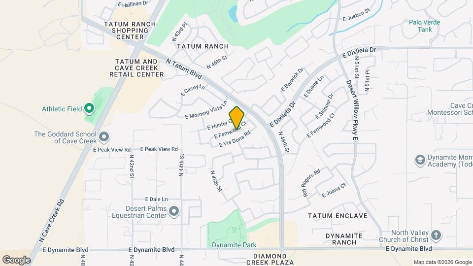 4611 E Fernwood Ct Map and Location Details