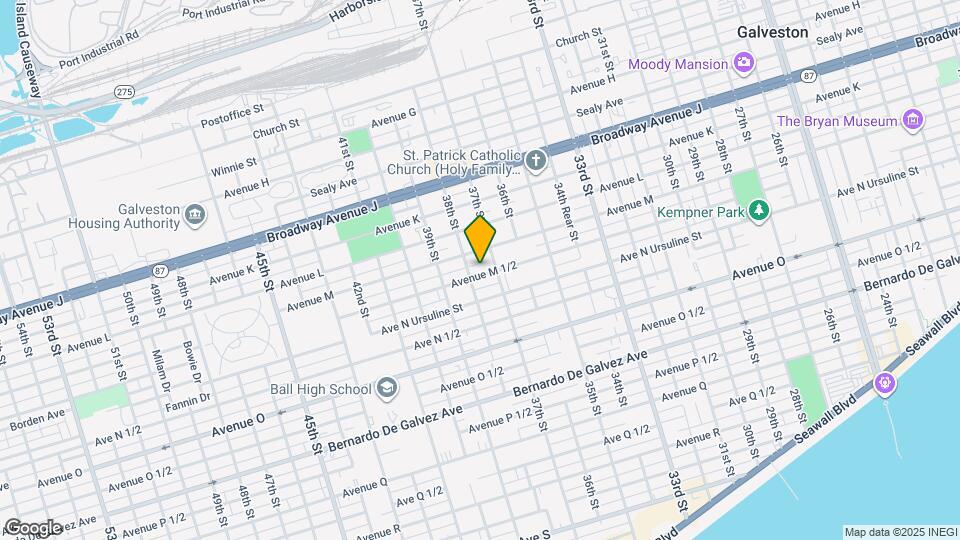 3718 Avenue M 1/2 Map and Location Details