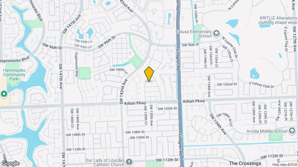 13914 SW 101st Ln Mapa y Detalles de la Ubicación