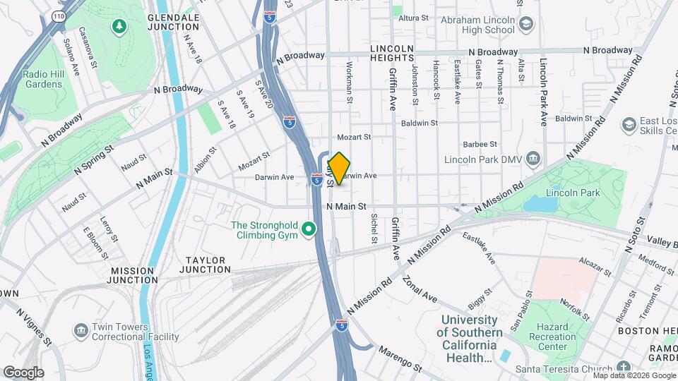 1926 Daly St Map and Location Details