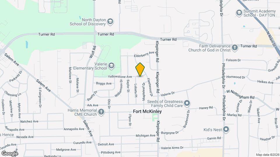 3640 Yellowstone Ave Map and Location Details