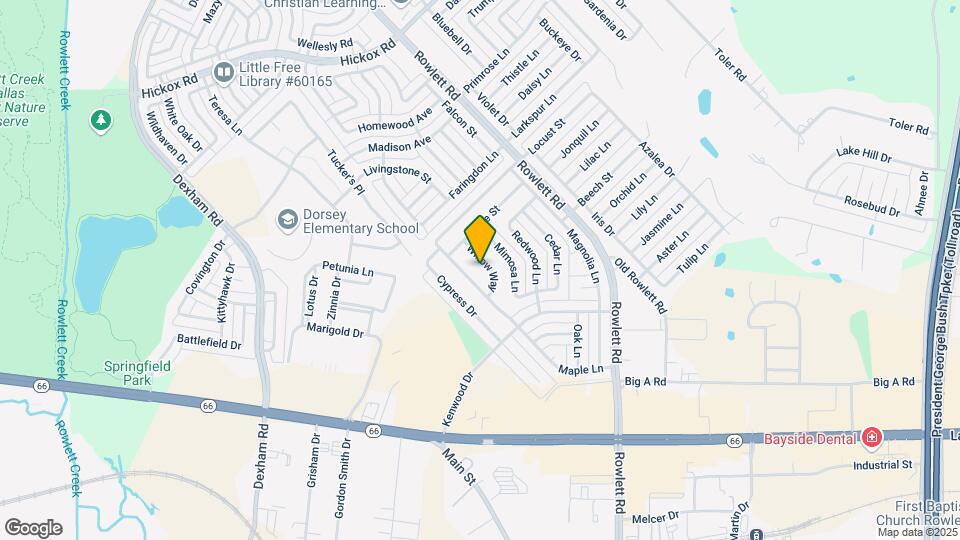 6004 Willow Way Map and Location Details