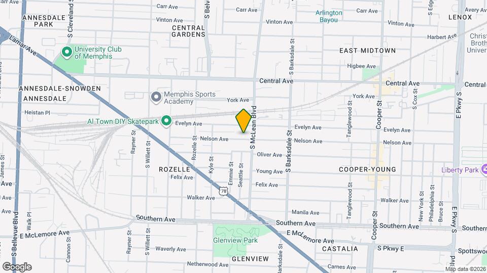 1796 Nelson Ave Map and Location Details