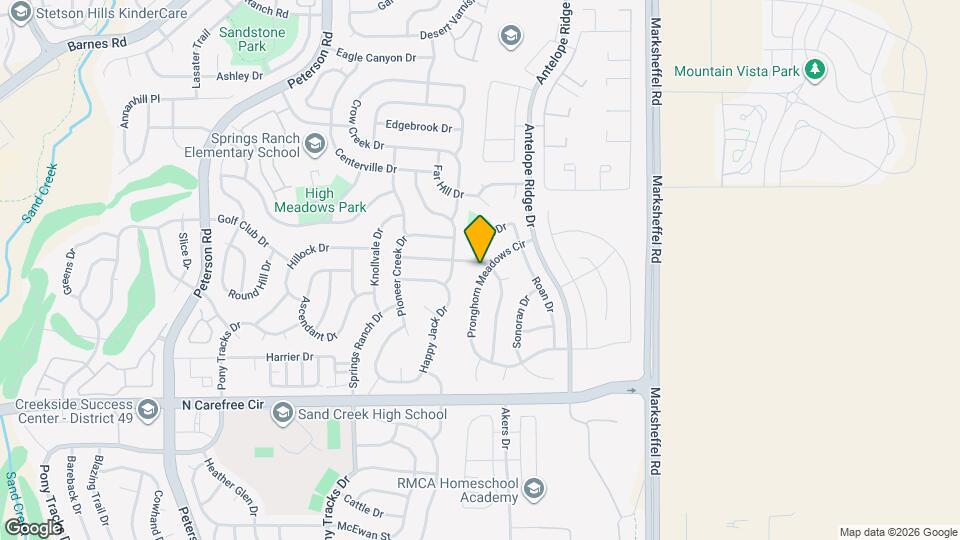 4038 Pronghorn Meadows Cir Map and Location Details