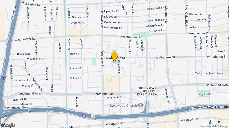 3805 W Alabama St Map and Location Details