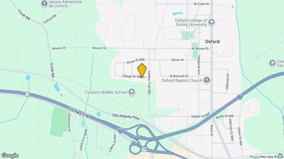 9129 Village Dr NW Map and Location Details