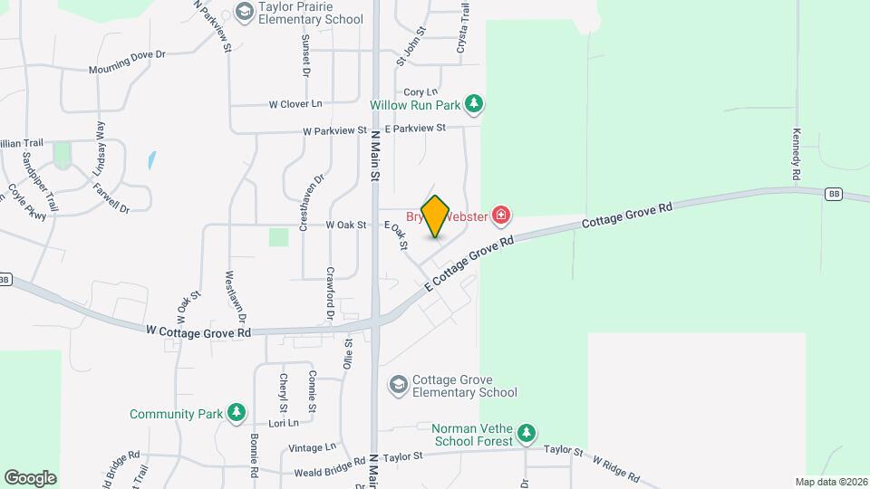 705 Willow Run St Map and Location Details