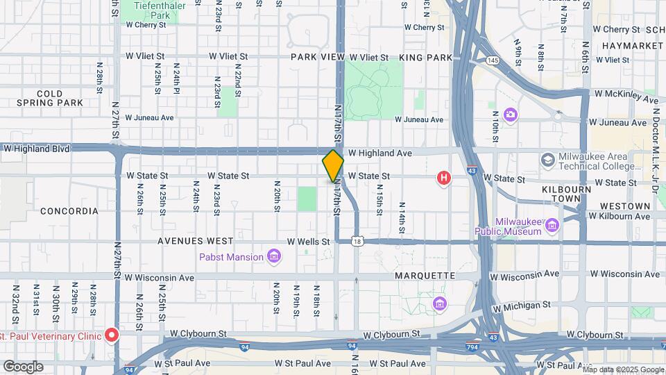 945 N 17th St Mapa y Detalles de la Ubicación