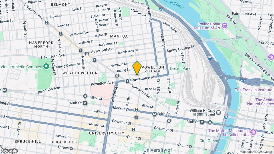 3605 Powelton Ave Map and Location Details