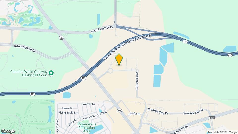 8101 Resort Village Dr Map and Location Details