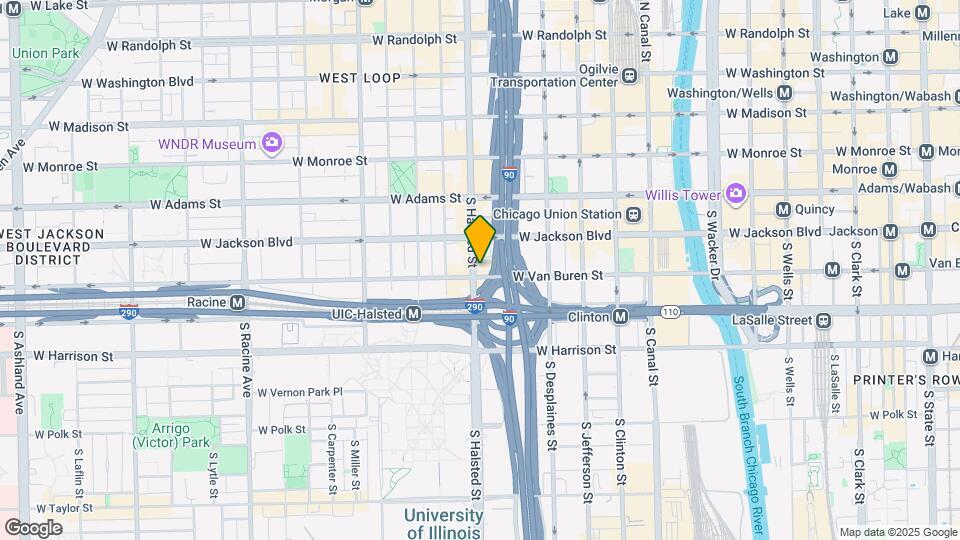 333 S Halsted St Map and Location Details