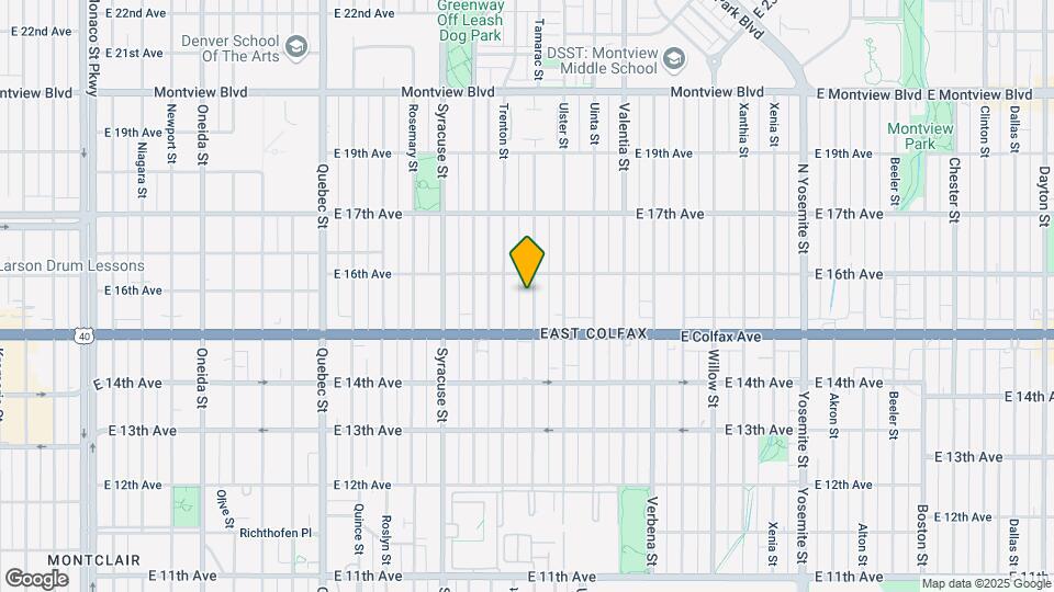 1555-1557 Tamarac St Map and Location Details