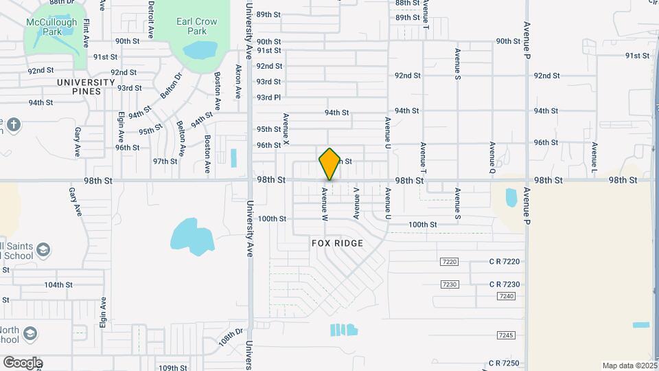 9801 Avenue W Map and Location Details