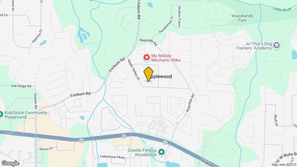 125 Apple Valley Dr Map and Location Details