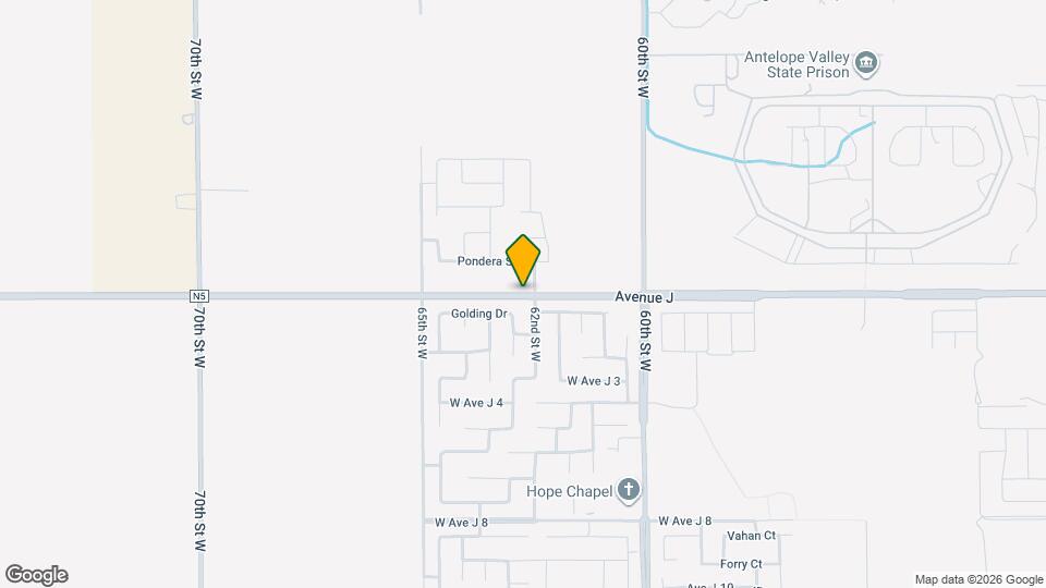 6223 W Ave J 10 Mapa y Detalles de la Ubicación