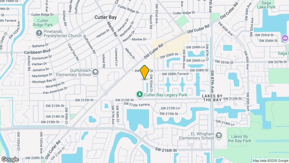 9264 SW 209th Terrace Map and Location Details