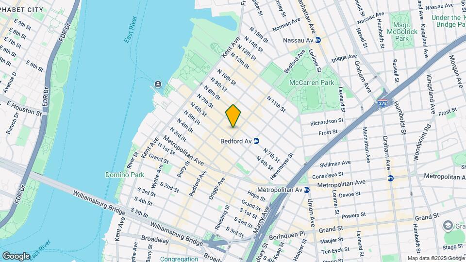 192 Bedford Ave Map and Location Details