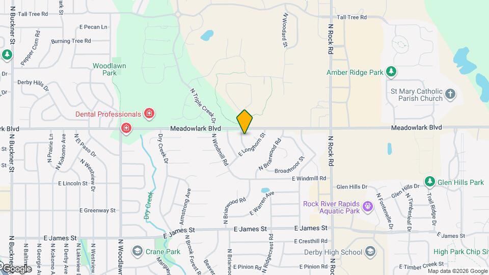 1426 N Rawhide Dr Mapa y Detalles de la Ubicación