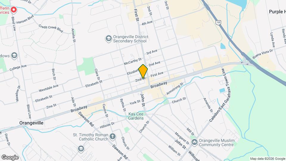 14 Zina St Map and Location Details