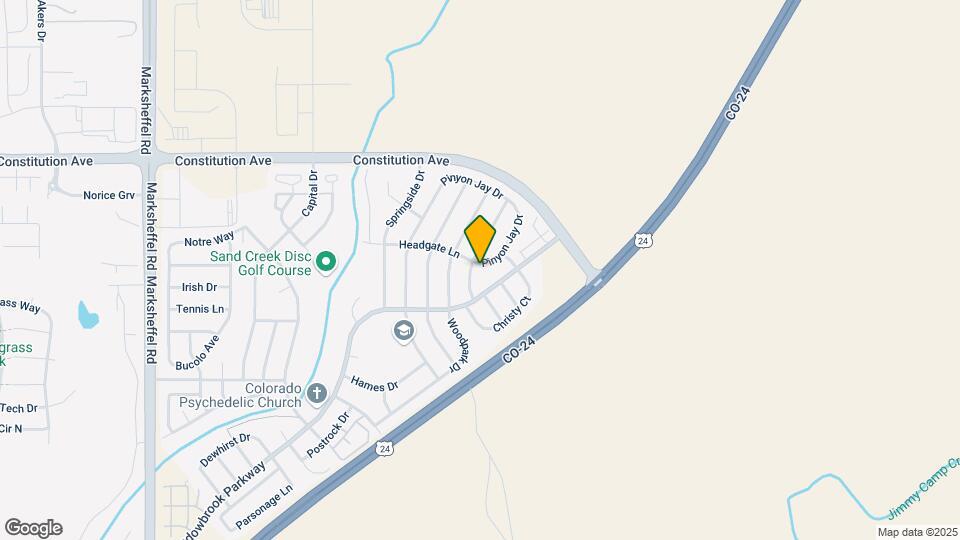 2456 Pinyon Jay Dr Mapa y Detalles de la Ubicación