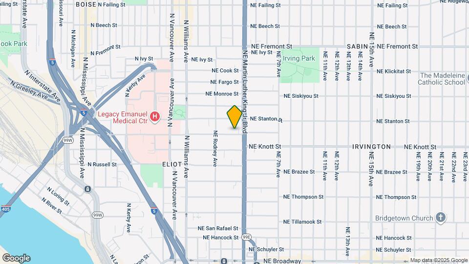 307 NE Graham St Map and Location Details