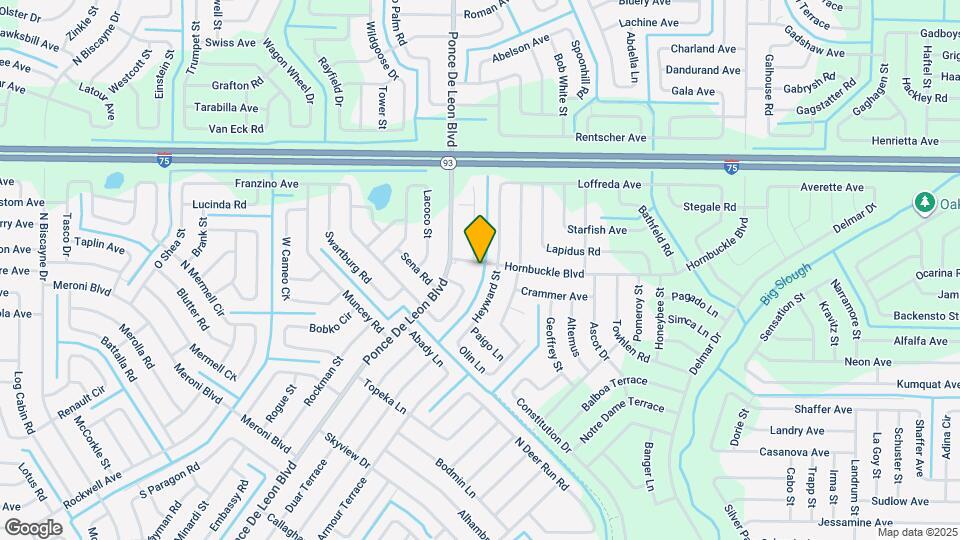 6835 Hornbuckle Blvd Map and Location Details