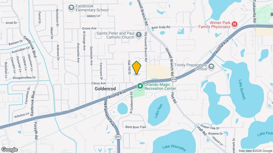 7503 Aloma Pines Ct Mapa y Detalles de la Ubicación