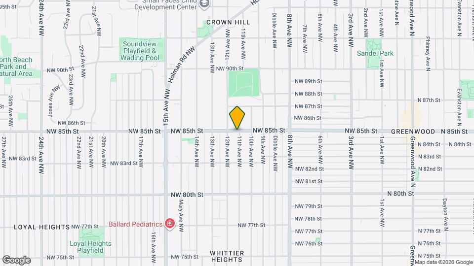 1103 NW 85th St Map and Location Details