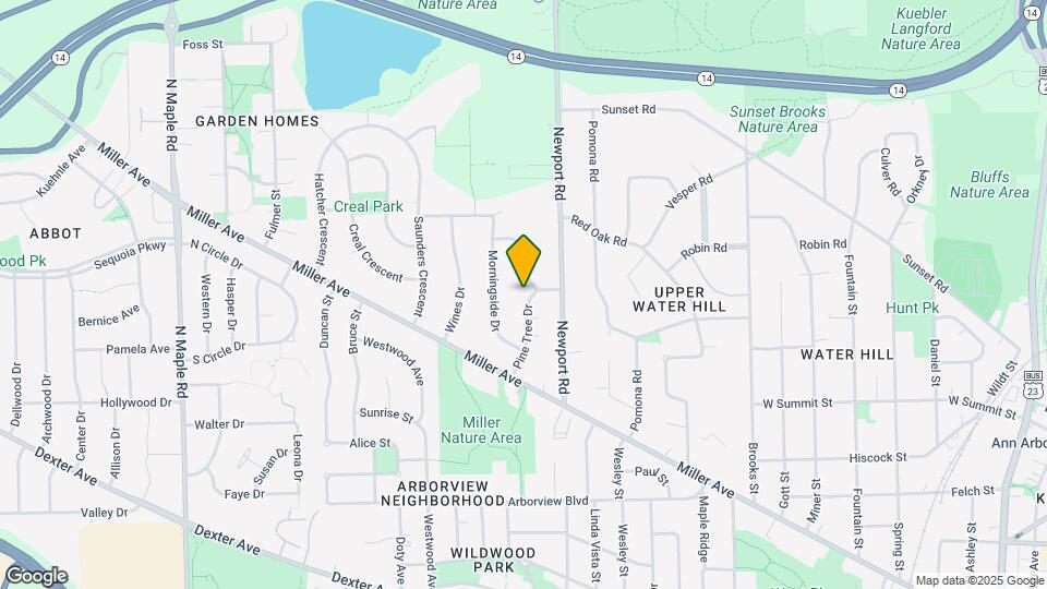 1053 Pine Tree Dr Map and Location Details