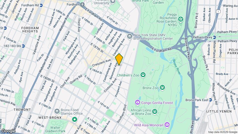 2345 Crotona Ave Map and Location Details