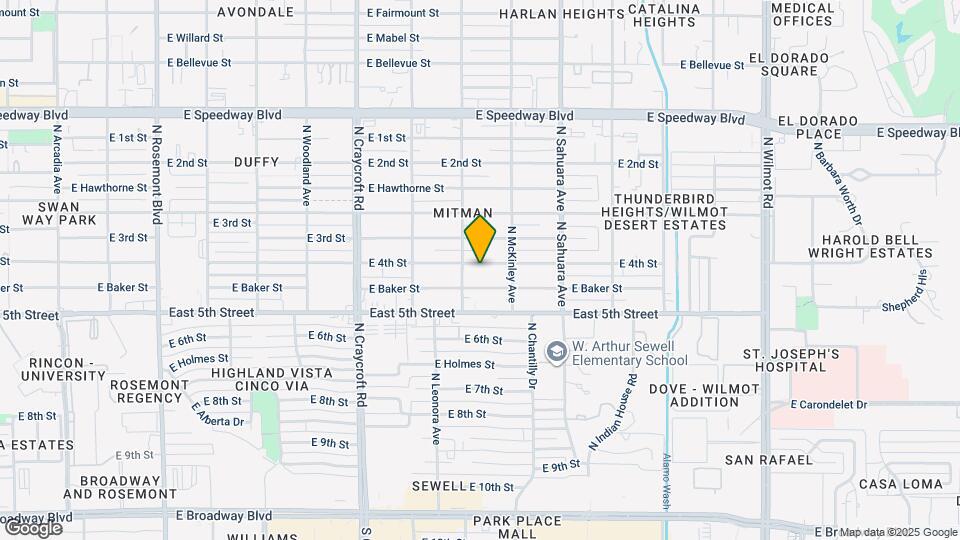 5720 E 4th St Map and Location Details