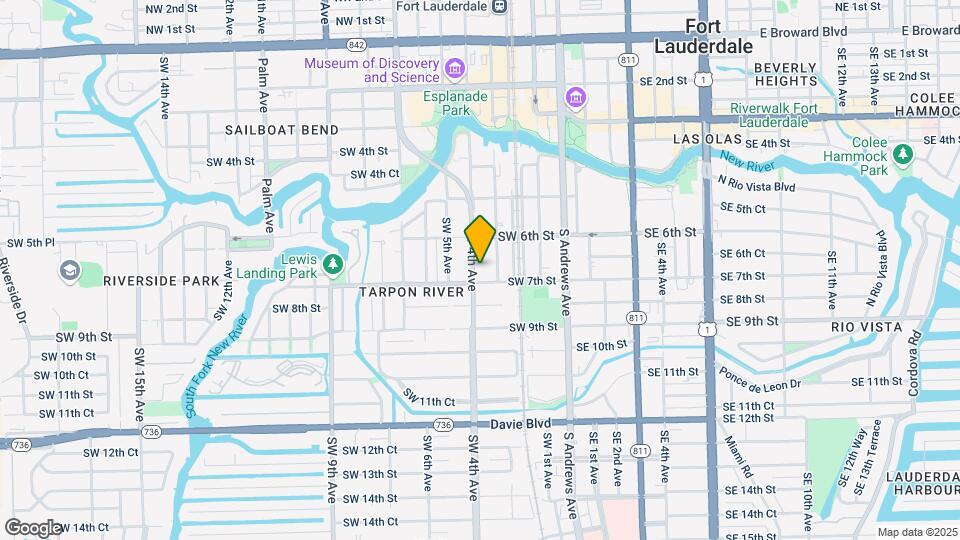 634 SW 4th Ave, Unit A Map and Location Details