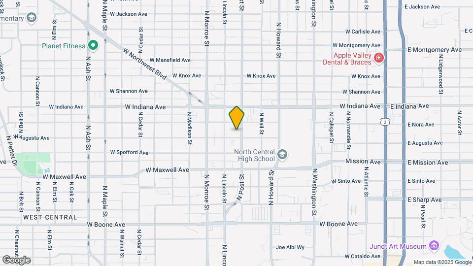 808 W Augusta Ave Mapa y Detalles de la Ubicación
