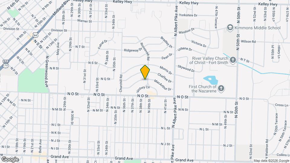 3804 MacArthur Dr Map and Location Details