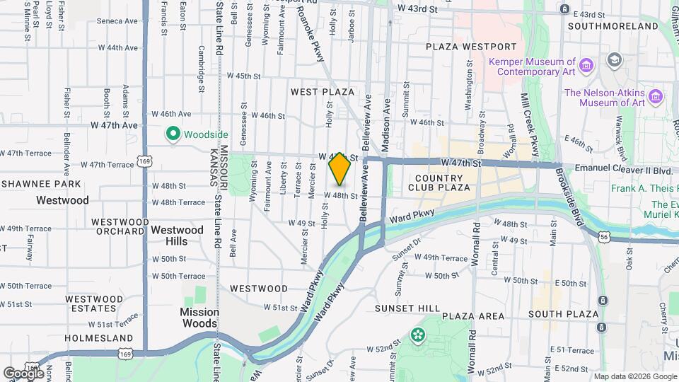4742 Jarboe St Map and Location Details