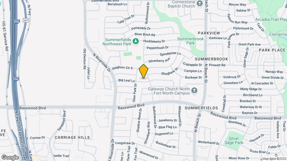 3913 Big Leaf Ln Map and Location Details