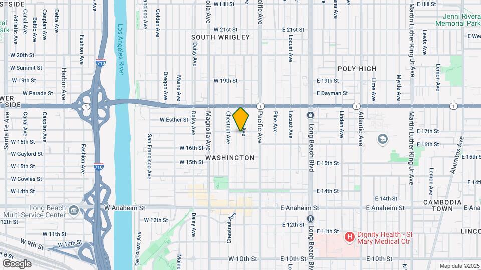 1629 Cedar Ave Map and Location Details