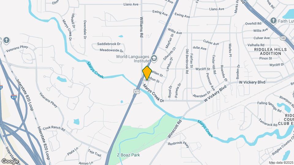 5062 Mayfair St Map and Location Details