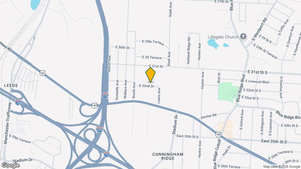 8622 E 32nd St Map and Location Details