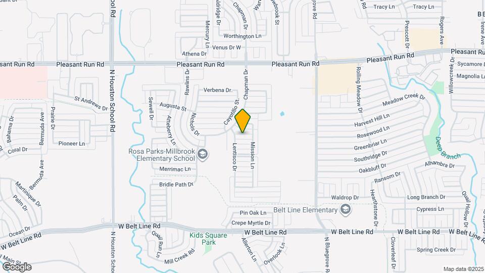 1936 Encino Dr Map and Location Details