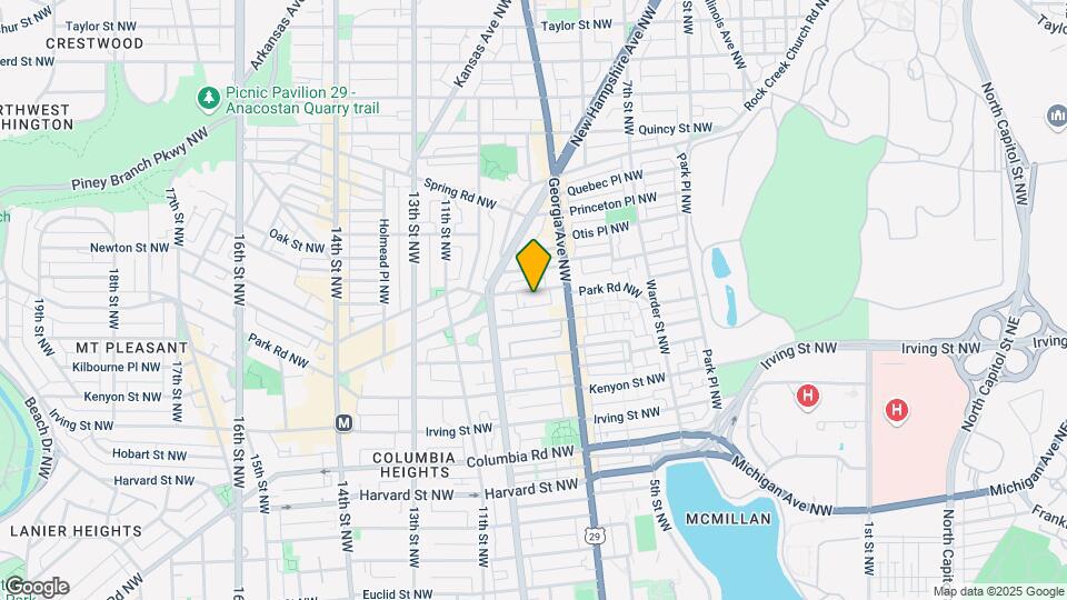 732 Park Rd NW Map and Location Details